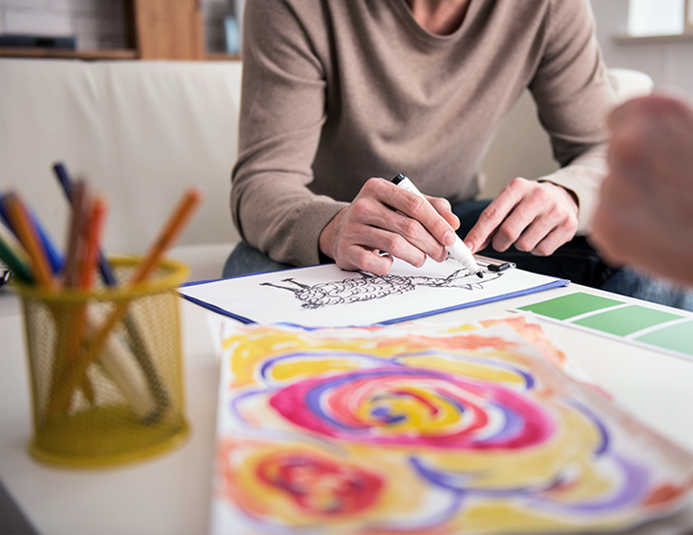 Online Course Art Therapy